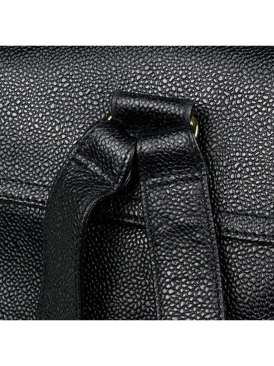 Chanel Triple CC Logo Backpack Caviar Leather Black main image 11